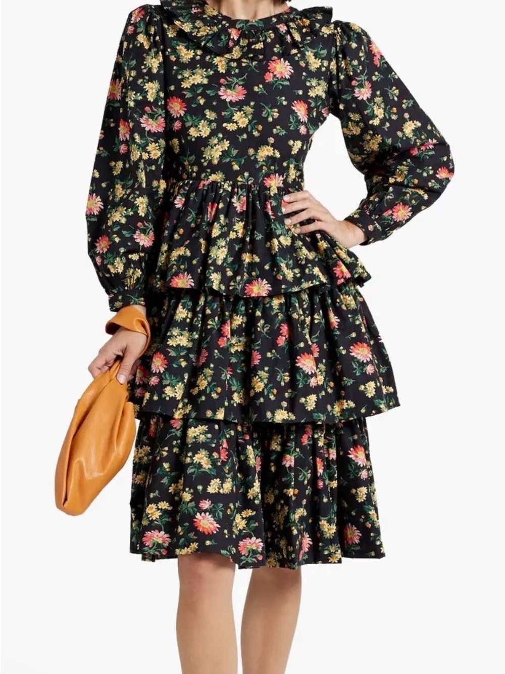 Batsheva x Laura Ashley Tiered Dress